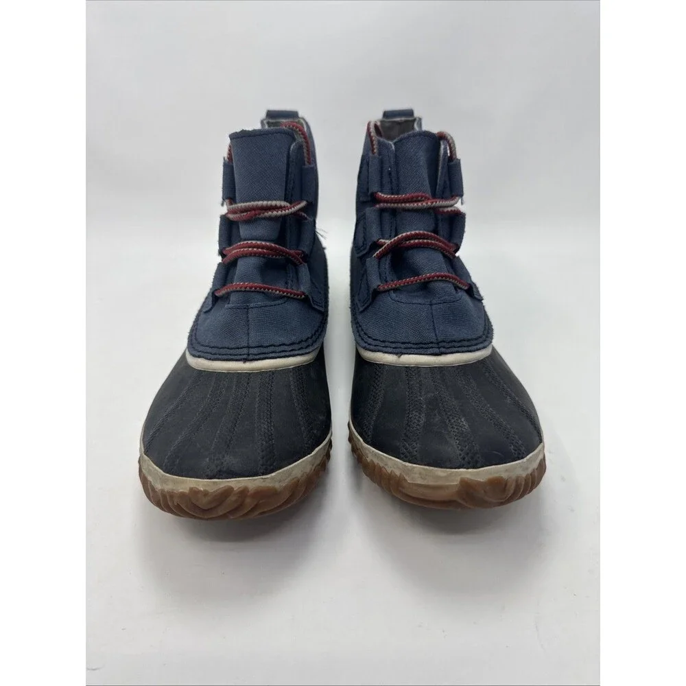 Womens Sorel “Out N About” Waterproof Rain Snow Boot Blue NL2339-478 Size 9.5